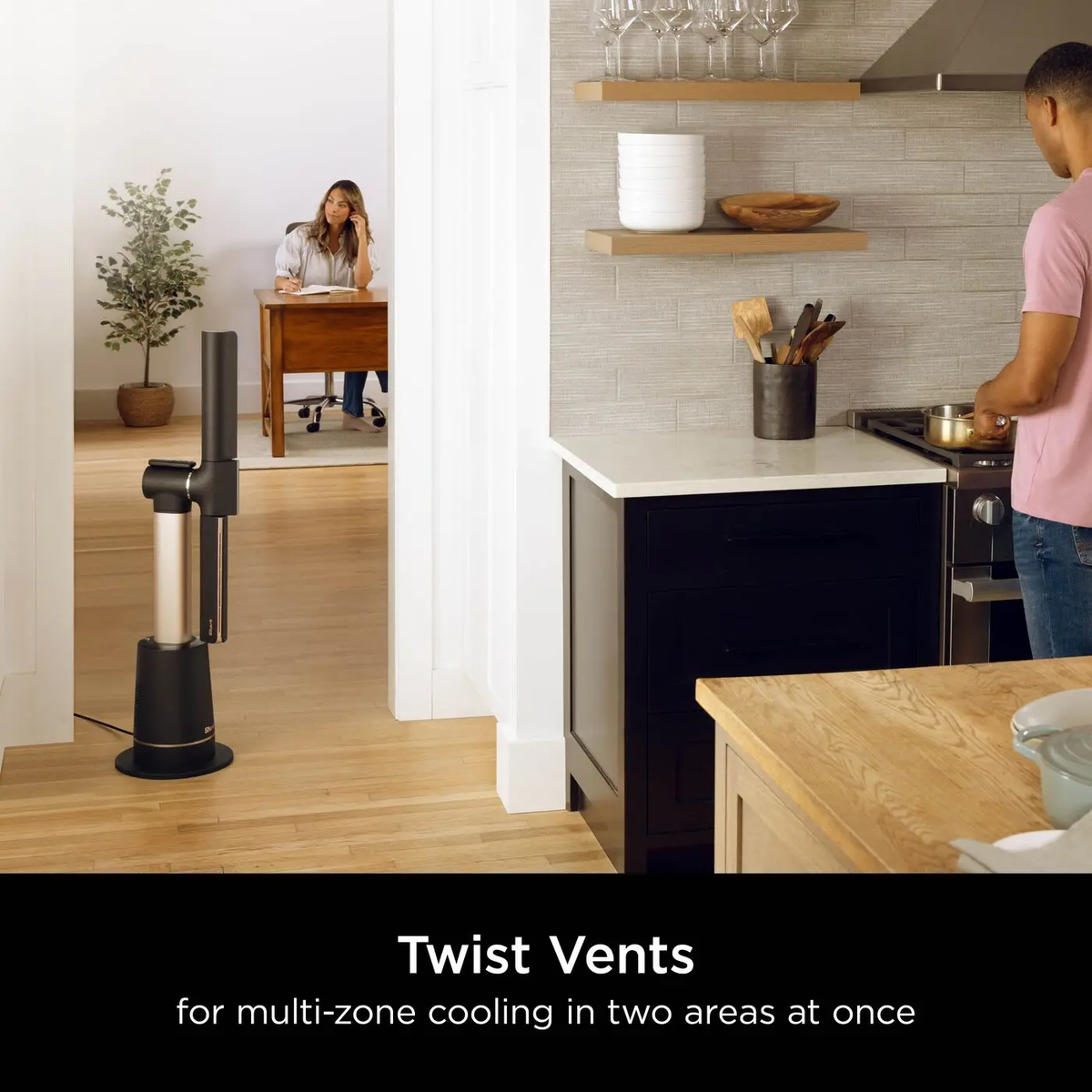 TurboBlade Bladeless Tower Fan – 20m Airflow, 10 Speeds, 180° Oscillation & Remote