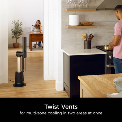 TurboBlade Bladeless Tower Fan – 20m Airflow, 10 Speeds, 180° Oscillation & Remote