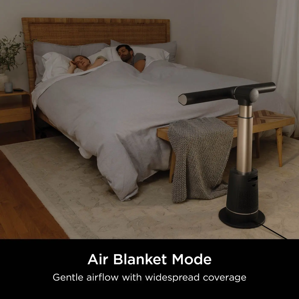TurboBlade Bladeless Tower Fan – 20m Airflow, 10 Speeds, 180° Oscillation & Remote