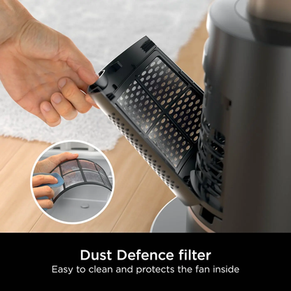 TurboBlade Bladeless Tower Fan – 20m Airflow, 10 Speeds, 180° Oscillation & Remote