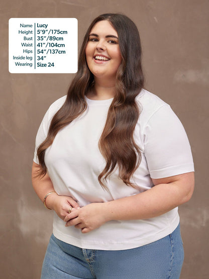 Adele Relaxed Tee - White