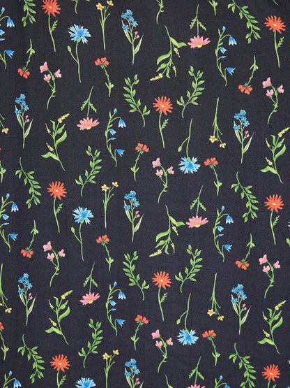 Maddie Dress - Black Floral