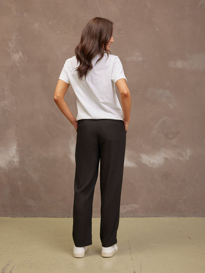 Viv Straight Leg Trouser - Black