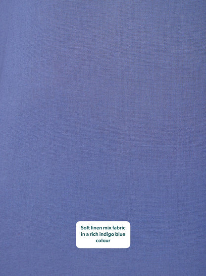 Frankie Embroidered Top - Blue