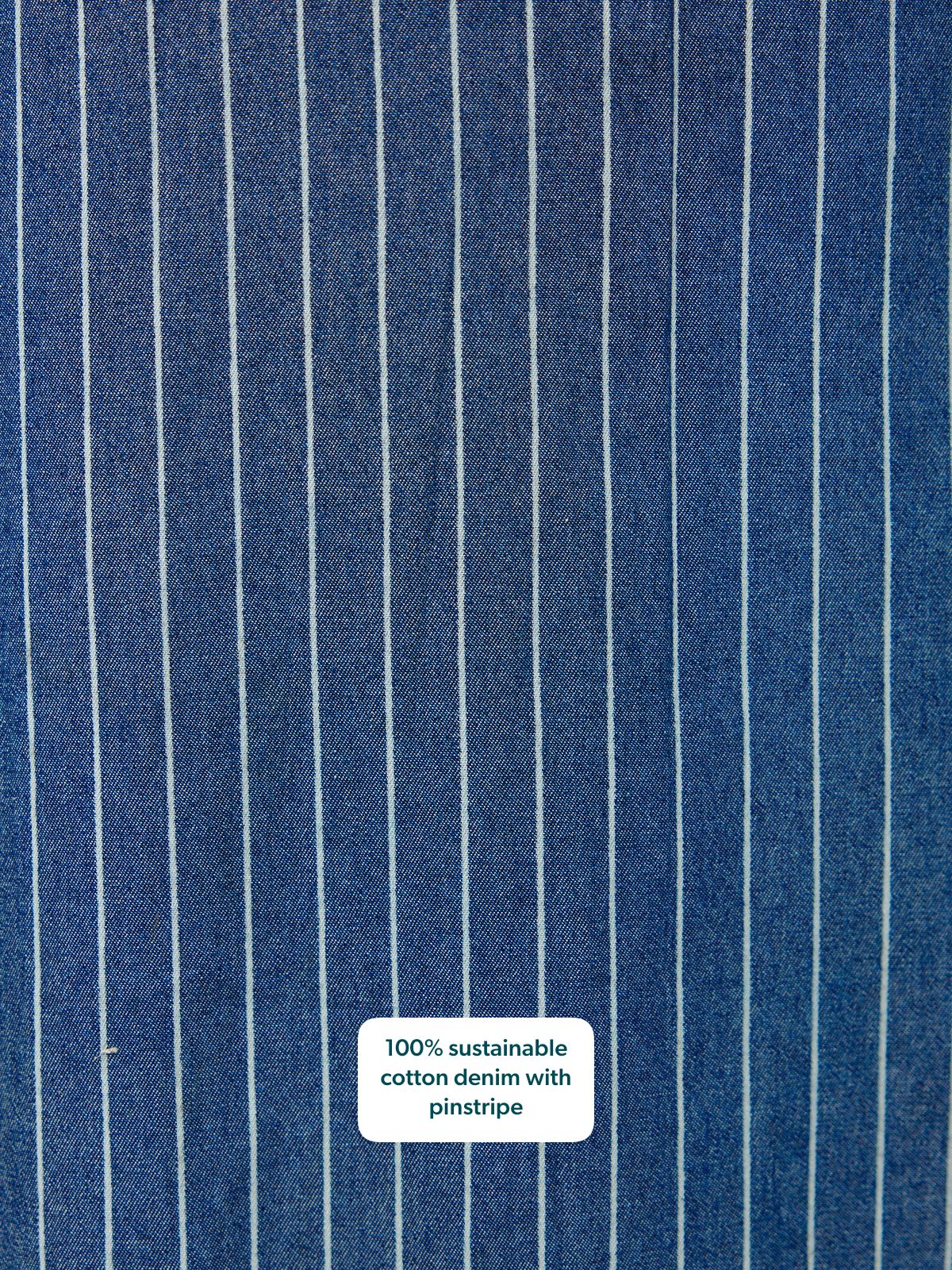 Mel Denim Shirt Dress - Denim Pinstripe